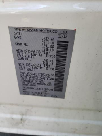 Photo 10 from auction – 2013 NISSAN PATHFINDER with VIN 5N1AR2MM1DC613909