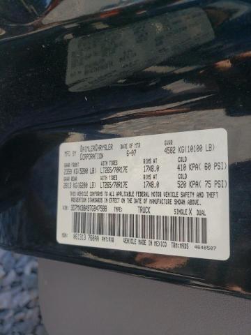 Photo 10 from auction – 2007 DODGE RAM 3500 S with VIN 3D7MX38A97G847588