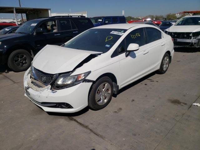 Photo 2 from auction – 2013 HONDA CIVIC LX with VIN 2HGFB2F58DH556594