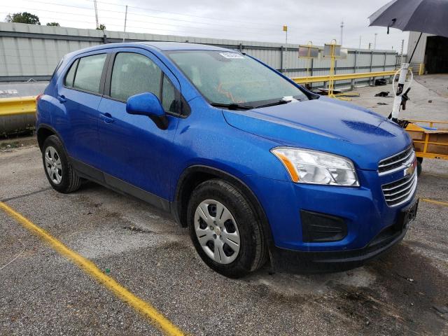 CHEVROLET TRAX LS 2016 with VIN KL7CJKSB2GB704653 - Photo from auction