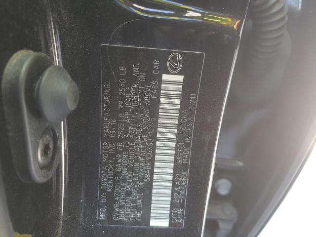 Photo 10 from auction – 2016 LEXUS ES 350 with VIN 58ABK1GGXGU016175