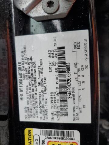 Photo 10 from auction – 2016 FORD FUSION TIT with VIN 3FA6P0K92GR390083
