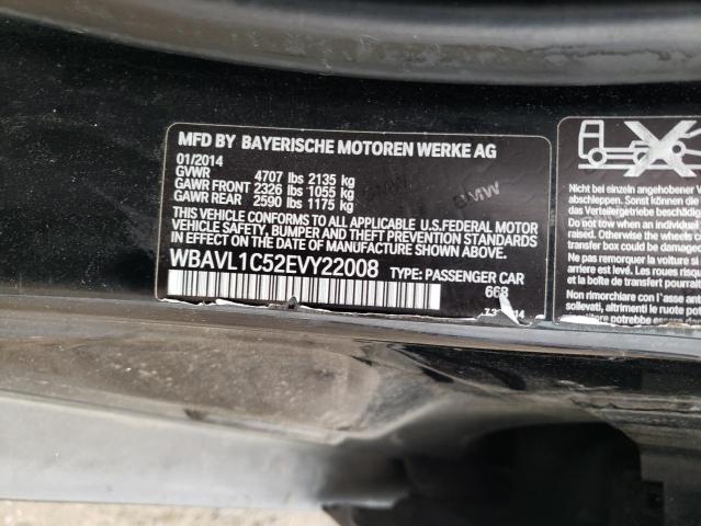 Photo 10 from auction – 2014 BMW X1 XDRIVE2 with VIN WBAVL1C52EVY22008