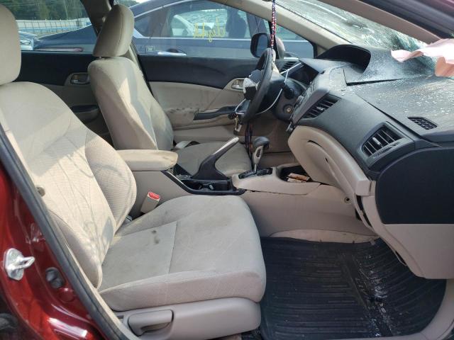 Photo 5 from auction – 2012 HONDA CIVIC LX with VIN 2HGFB2F54CH550810