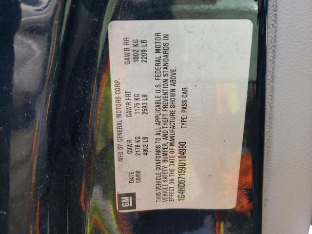 Photo 10 from auction – 2009 BUICK LUCERNE CX with VIN 1G4HD57159U104990