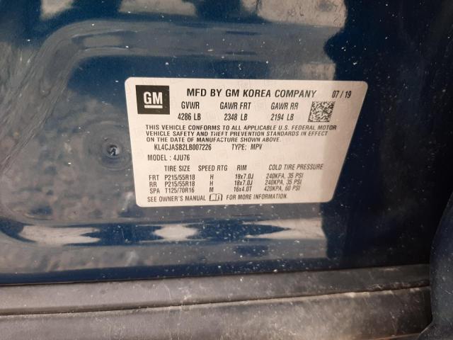 Photo 10 from auction – 2020 BUICK ENCORE PRE with VIN KL4CJASB2LB007226