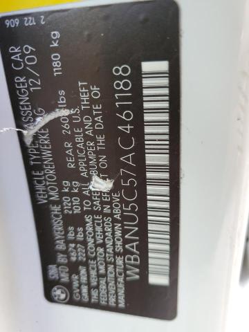 Photo 10 from auction – 2010 BMW 528 I with VIN WBANU5C57AC461188