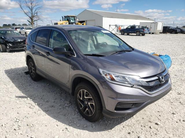Photo 1 from auction – 2016 HONDA CR-V SE with VIN 2HKRM3H48GH537071