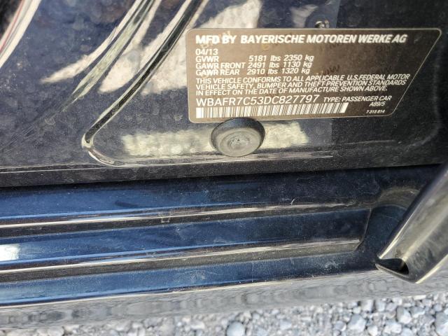 Photo 10 from auction – 2013 BMW 535 I with VIN WBAFR7C53DC827797