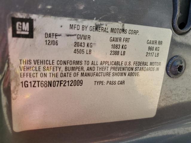Photo 10 from auction – 2007 CHEVROLET MALIBU MAX with VIN 1G1ZT68N07F212009