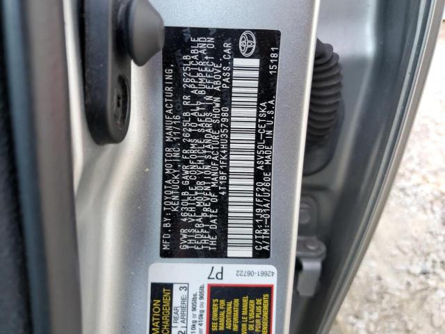 Photo 10 from auction – 2017 TOYOTA CAMRY with VIN 4T1BF1FK4HU357980
