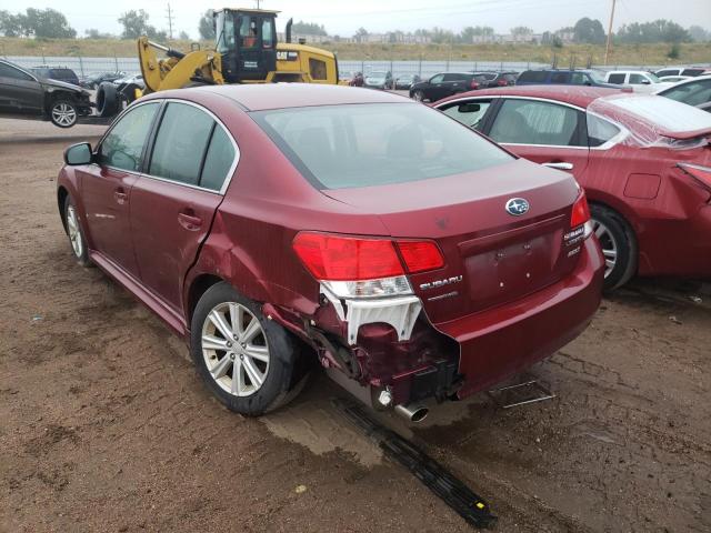 Photo 3 from auction – 2012 SUBARU LEGACY 2.5 with VIN 4S3BMBC6XC3021434