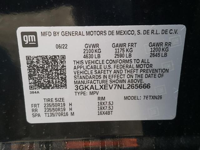 Photo 10 from auction – 2022 GMC TERRAIN DE with VIN 3GKALXEV7NL265666