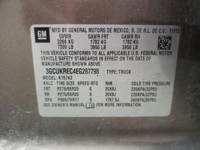 Photo 10 from auction – 2014 CHEVROLET SILVERADO with VIN 3GCUKREC4EG287798