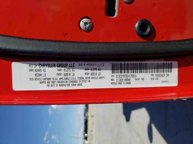 Photo 10 from auction – 2014 DODGE CHALLENGER with VIN 2C3CDYBT5EH176914