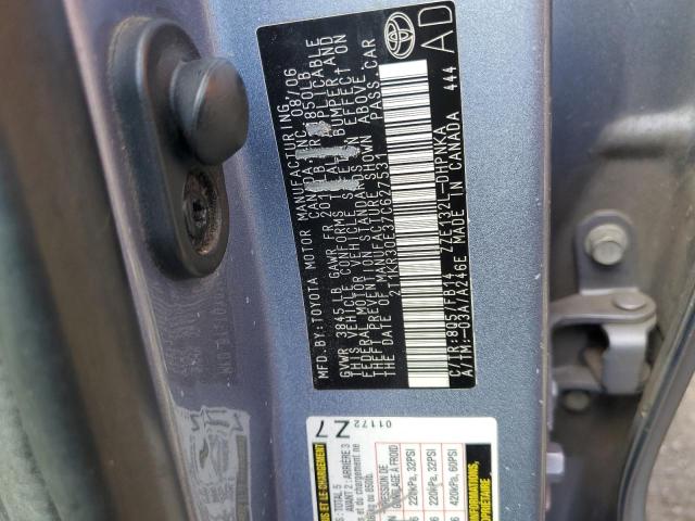 Photo 10 from auction – 2007 TOYOTA MATRIX with VIN 2T1KR30E37C627531