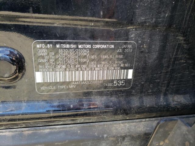 Photo 10 from auction – 2020 MITSUBISHI ECLIPSE CR with VIN JA4AT3AA2LZ006591