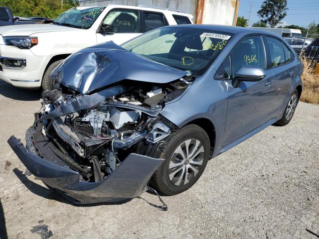 Photo 2 from auction – 2022 TOYOTA COROLLA LE with VIN JTDEAMDE4NJ049042