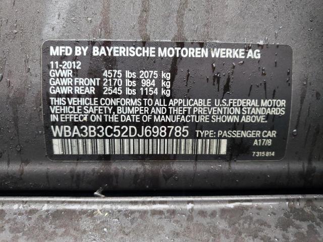 Photo 10 from auction – 2013 BMW 328 XI with VIN WBA3B3C52DJ698785