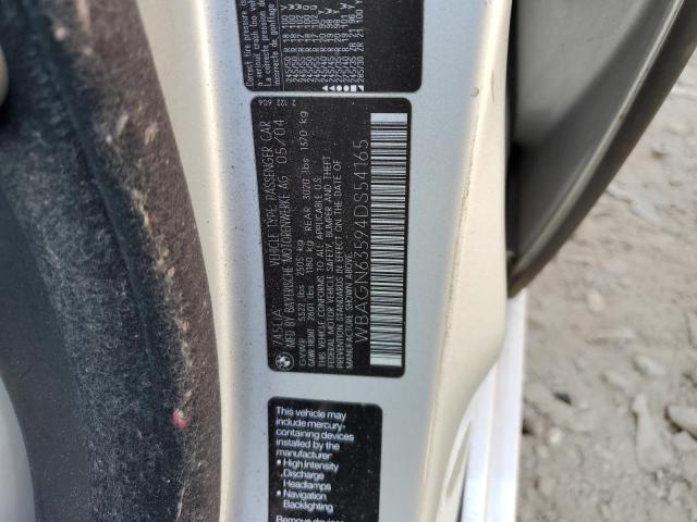 Photo 10 from auction – 2004 BMW 745 LI with VIN WBAGN63594DS54165