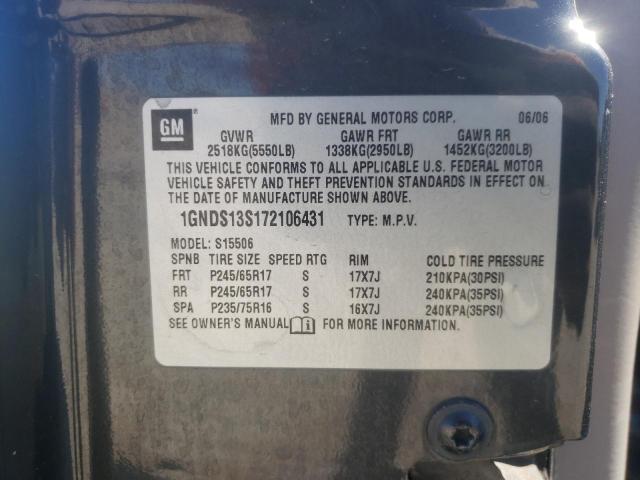 Photo 10 from auction – 2007 CHEVROLET TRAILBLAZE with VIN 1GNDS13S172106431