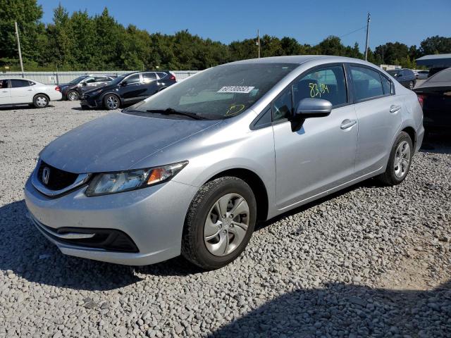 Photo 2 from auction – 2014 HONDA CIVIC LX with VIN 19XFB2F52EE059374