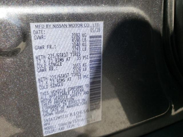 Photo 10 from auction – 2018 NISSAN ROGUE S with VIN 5N1AT2MT2JC810656