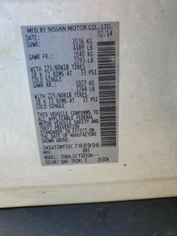 Photo 10 from auction – 2014 NISSAN ROGUE S with VIN 5N1AT2MT5EC788996
