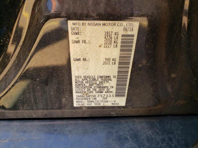Photo 10 from auction – 2016 NISSAN ALTIMA 2.5 with VIN 1N4AL3AP7GC257115