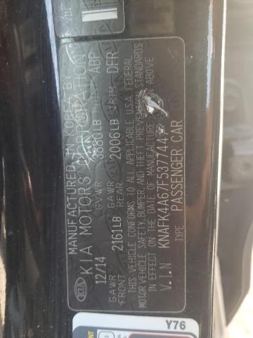 Photo 10 from auction – 2015 KIA FORTE LX with VIN KNAFK4A67F5377447