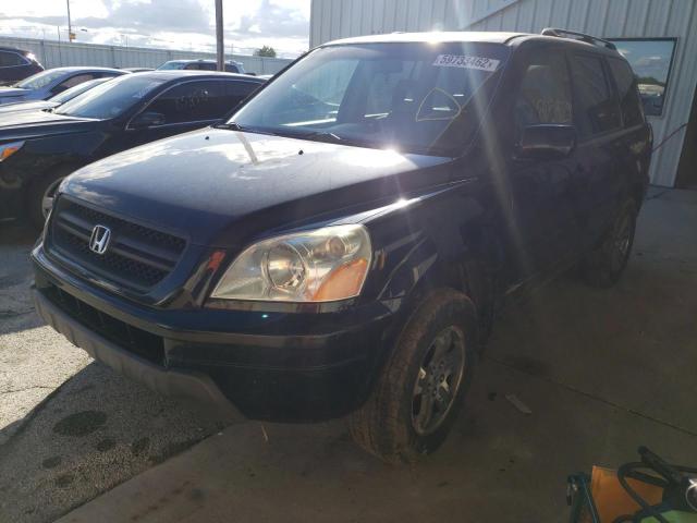 Photo 2 from auction – 2004 HONDA PILOT EXL with VIN 2HKYF18654H513981
