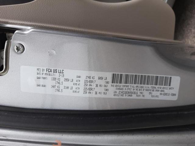 Photo 10 from auction – 2019 DODGE GRAND CARA with VIN 2C4RDGBG9KR643616