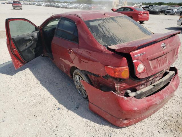 Photo 3 from auction – 2009 TOYOTA COROLLA BA with VIN 2T1BU40E49C112285