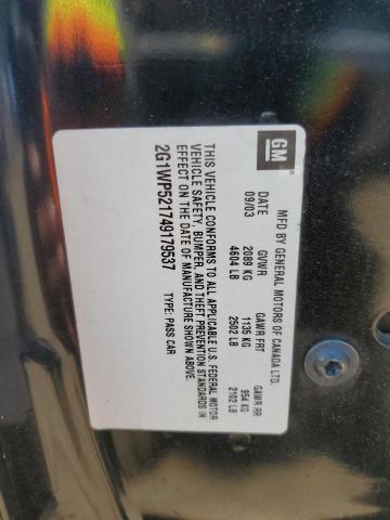 Photo 10 from auction – 2004 CHEVROLET IMPALA SS with VIN 2G1WP521749179537