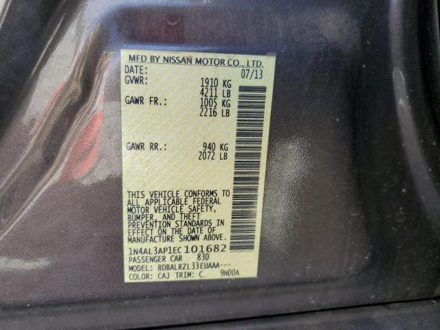 Photo 10 from auction – 2014 NISSAN ALTIMA 2.5 with VIN 1N4AL3AP1EC101682