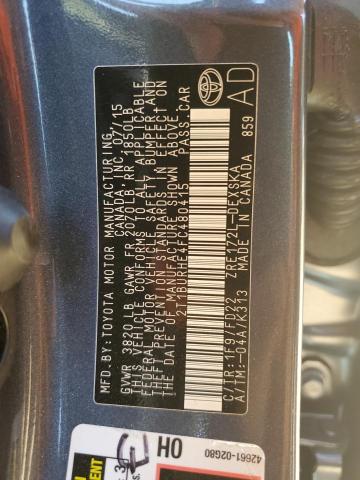 Photo 10 from auction – 2015 TOYOTA COROLLA L with VIN 2T1BURHE4FC480415