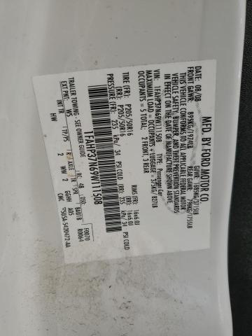 Photo 10 from auction – 2009 FORD FOCUS SEL with VIN 1FAHP37N69W111508