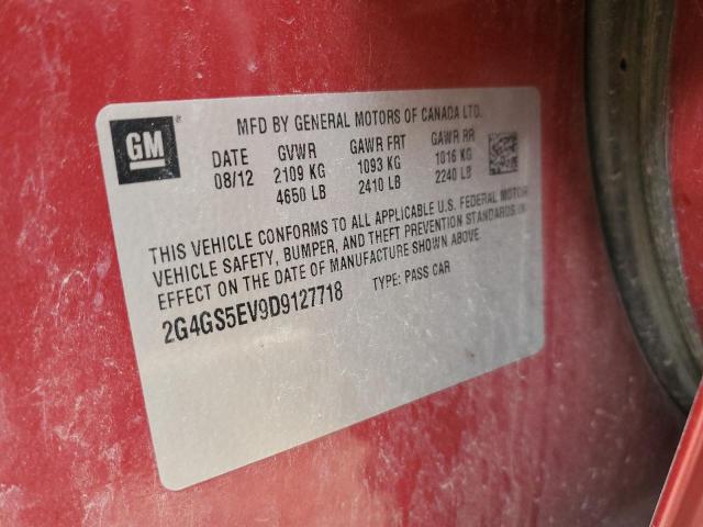 Photo 10 from auction – 2013 BUICK REGAL PREM with VIN 2G4GS5EV9D9127718