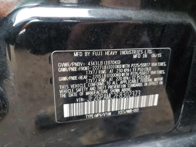 Photo 10 from auction – 2015 SUBARU XV CROSSTR with VIN JF2GPAMC2F8302373