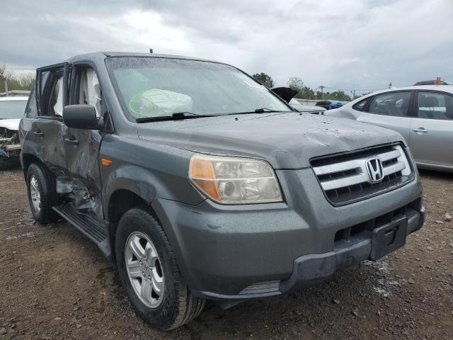 HONDA PILOT LX 2007 with VIN 5FNYF28167B035504 - Photo from auction