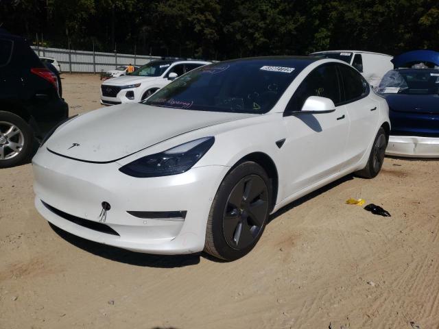Photo 2 from auction – 2021 TESLA MODEL 3 with VIN 5YJ3E1EA6MF085682