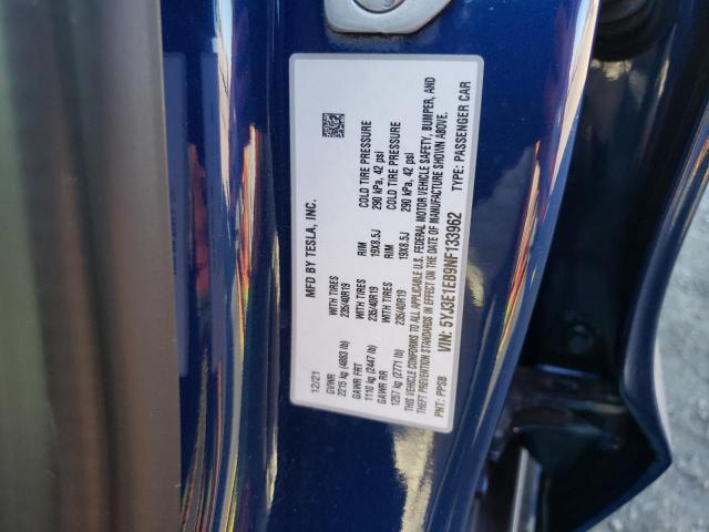 Photo 10 from auction – 2022 TESLA MODEL 3 with VIN 5YJ3E1EB9NF133962
