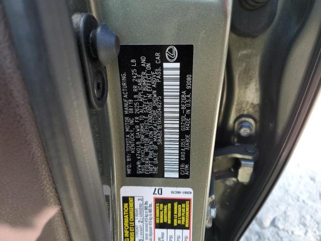Photo 10 from auction – 2019 LEXUS ES 350 with VIN 58ABZ1B1XKU048275