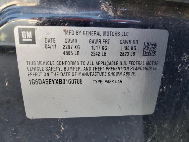 Photo 10 from auction – 2011 CADILLAC CTS with VIN 1G6DA5EYXB0160788