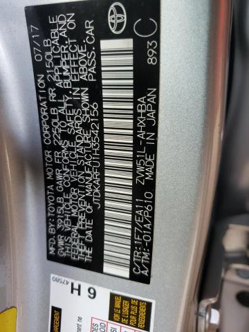Photo 10 from auction – 2017 TOYOTA PRIUS with VIN JTDKARFU1H3542156