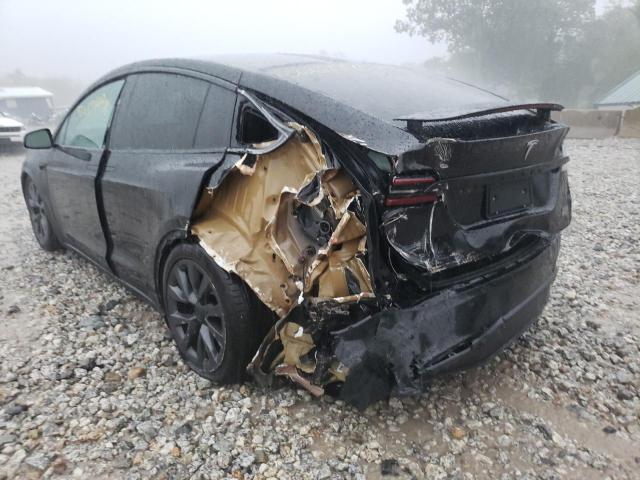 Photo 9 from auction – 2022 TESLA MODEL X with VIN 7SAXCBE69NF343660