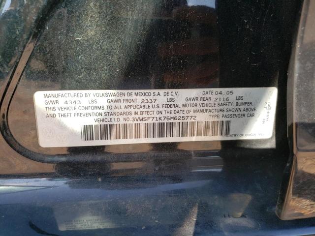 Photo 10 from auction – 2005 VOLKSWAGEN NEW JETTA with VIN 3VWSF71K75M625772