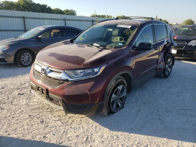 Photo 2 from auction – 2017 HONDA CR-V LX with VIN 7FARW5H31HE014573