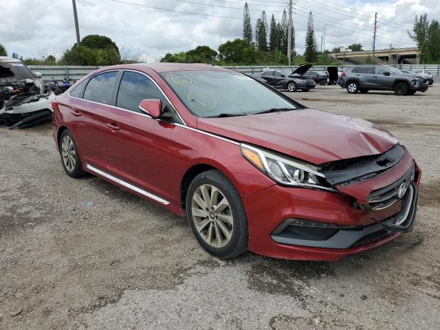 HYUNDAI SONATA SPO 2016 with VIN 5NPE34AF2GH406690 - Photo from auction