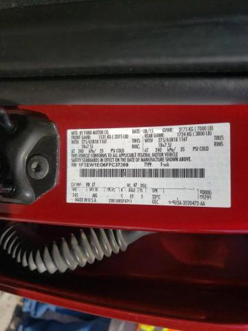 Photo 10 from auction – 2015 FORD F150 SUPER with VIN 1FTEW1EG6FFC37369